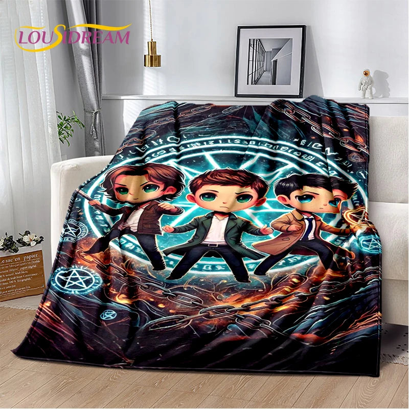 Supernatural Soft Throw Blanket for Home Bedroom Bed Sofa Picnic Travel