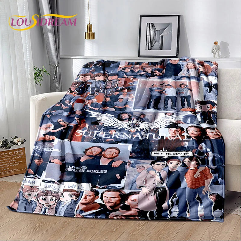 Supernatural Soft Throw Blanket for Home Bedroom Bed Sofa Picnic Travel