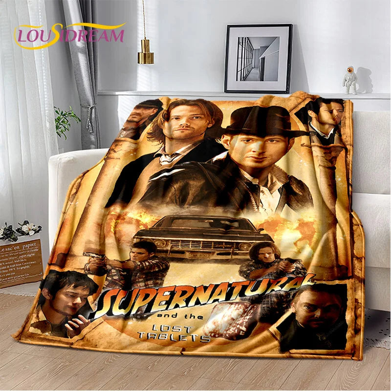 Supernatural Soft Throw Blanket for Home Bedroom Bed Sofa Picnic Travel