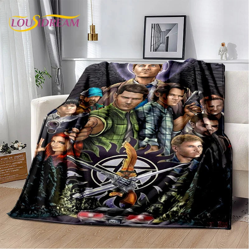 Supernatural Soft Throw Blanket for Home Bedroom Bed Sofa Picnic Travel