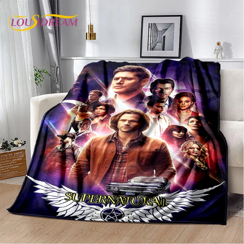 Supernatural Soft Throw Blanket for Home Bedroom Bed Sofa Picnic Travel
