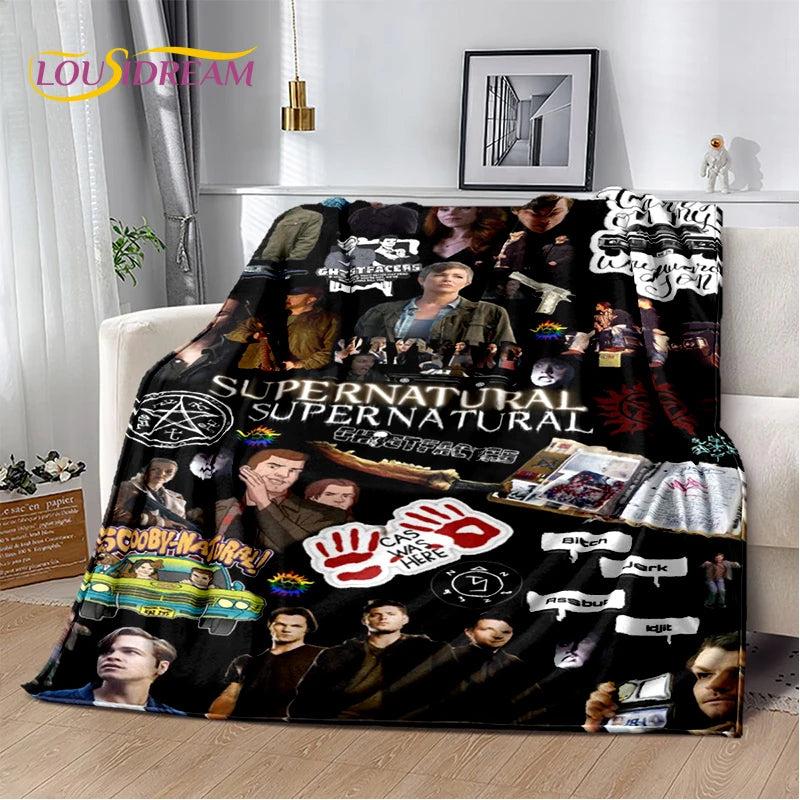 Supernatural Soft Throw Blanket for Home Bedroom Bed Sofa Picnic Travel