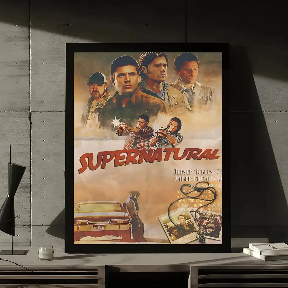 1PC Supernatural Poster Print Art Painting Decoration