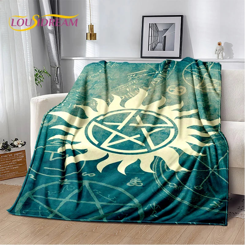 Supernatural Soft Throw Blanket for Home Bedroom Bed Sofa Picnic Travel
