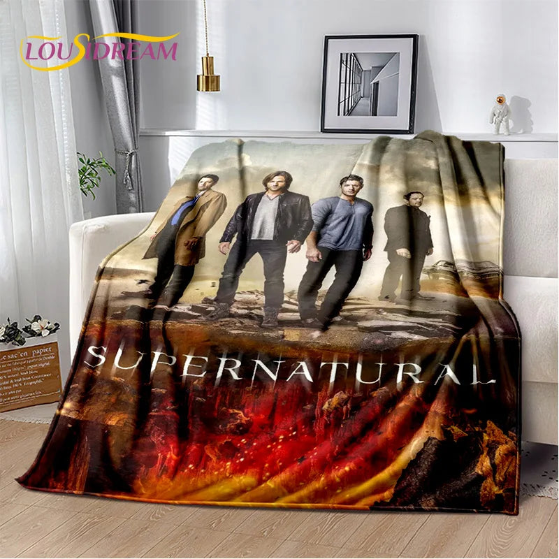 Supernatural Soft Throw Blanket for Home Bedroom Bed Sofa Picnic Travel