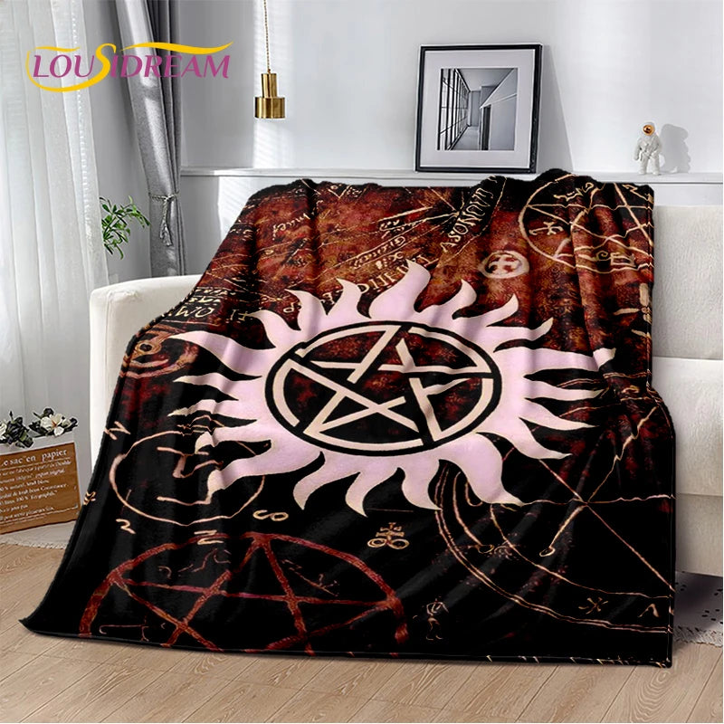 Supernatural Soft Throw Blanket for Home Bedroom Bed Sofa Picnic Travel