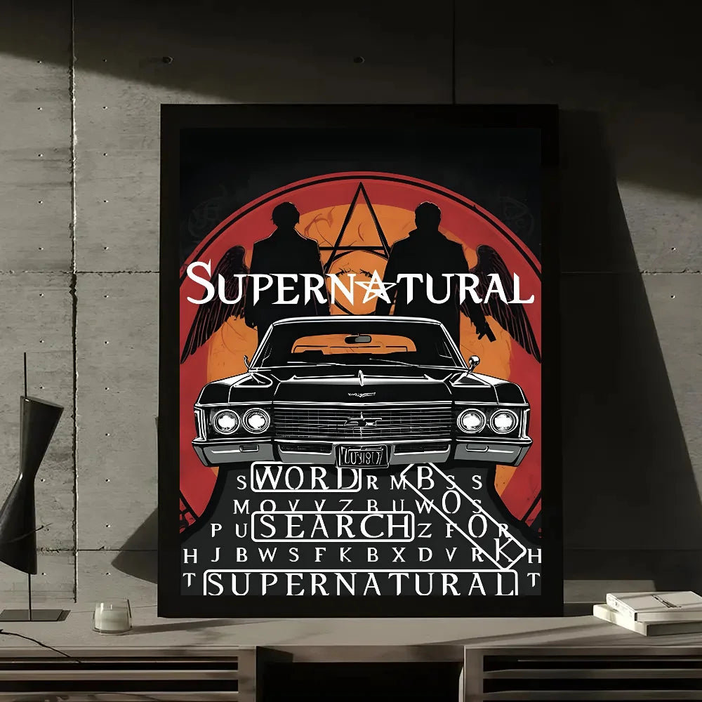 1PC Supernatural Poster Print Art Painting Decoration