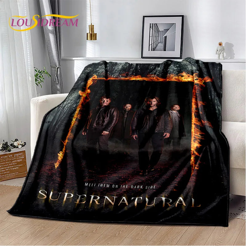 Supernatural Soft Throw Blanket for Home Bedroom Bed Sofa Picnic Travel