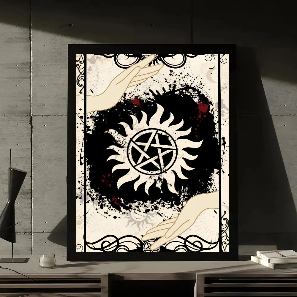 1PC Supernatural Poster Print Art Painting Decoration