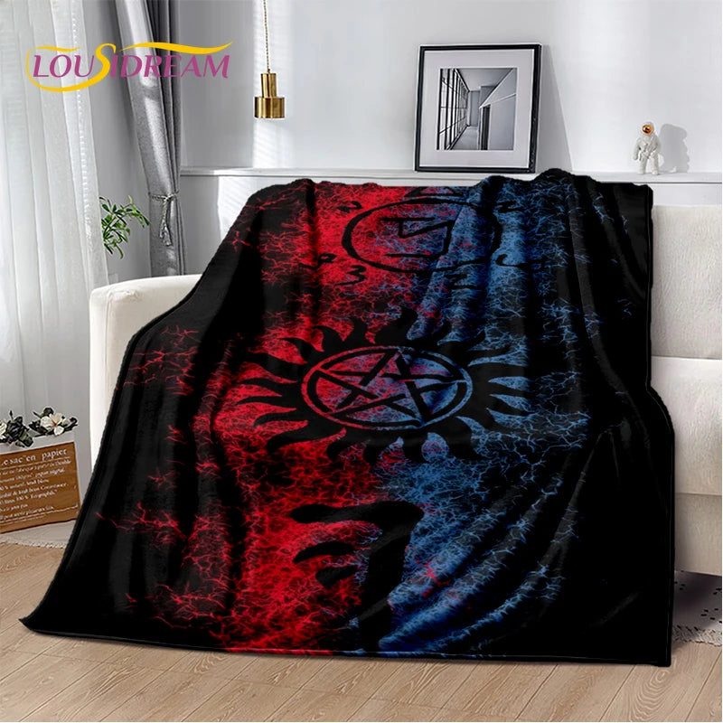 Supernatural Soft Throw Blanket for Home Bedroom Bed Sofa Picnic Travel
