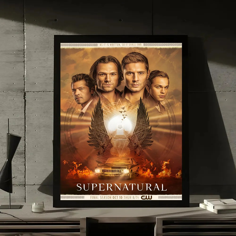 1PC Supernatural Poster Print Art Painting Decoration