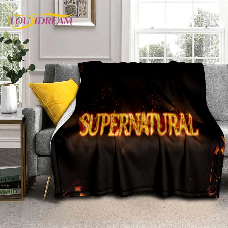 Supernatural Soft Throw Blanket for Home Bedroom Bed Sofa Picnic Travel