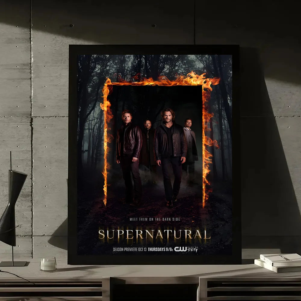 1PC Supernatural Poster Print Art Painting Decoration