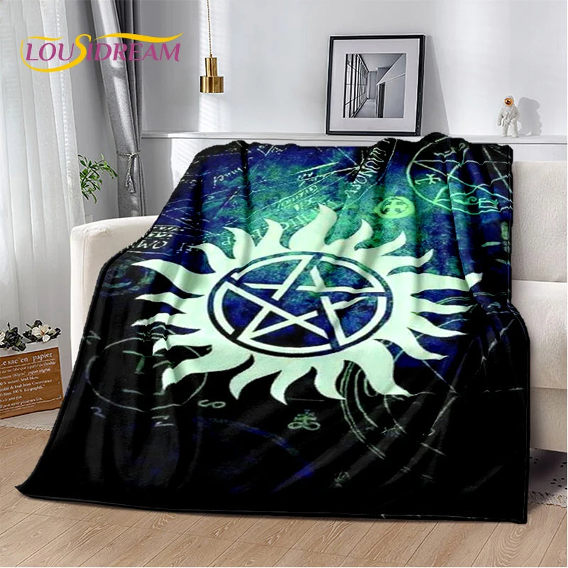 Supernatural Soft Throw Blanket for Home Bedroom Bed Sofa Picnic Travel